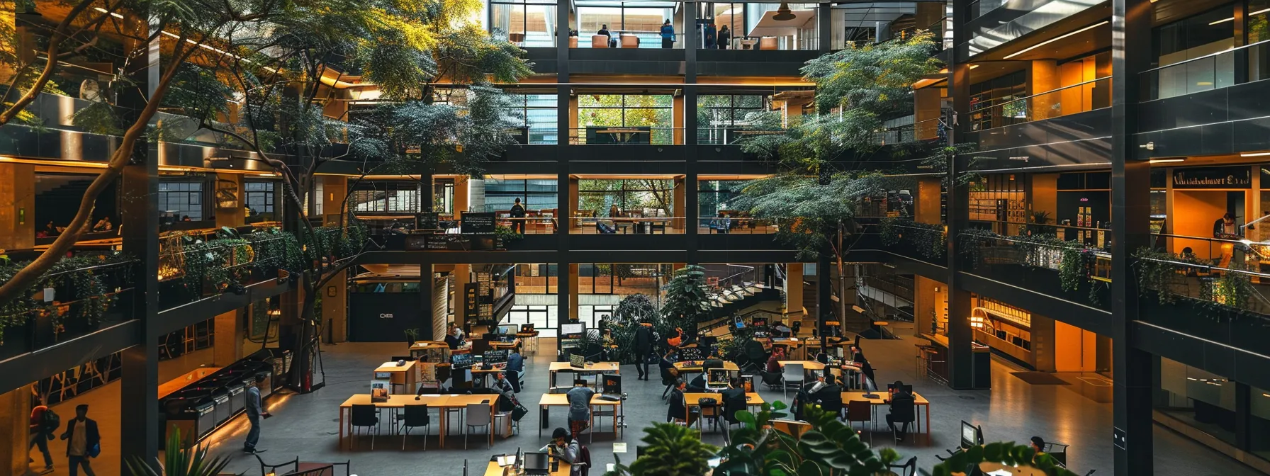 a bustling tech hub in pune with professionals mastering aws skills and implementing cutting-edge cloud technologies.